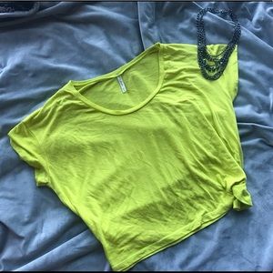Frenchi Neon Yellow Top